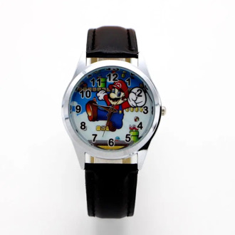 New Arrival High Quality Super Mario Children Quartz Kids Sports Fashion Watch Wristwatch Boy Students Christmas Relogio