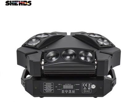New Arrival MINI LED 9x10W LED Spider Light RGBW 16/48CH DMX Stage Lights Dj LED Spider Moving Head Beam Light
