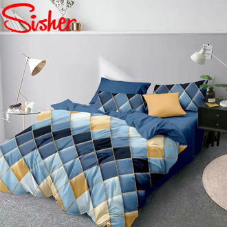 New Arrival Printed Duvet Cover Set With Pillowcase Modern King Size Bedding Sets Single Double Queen Quilt Cover Bed Bedclothes