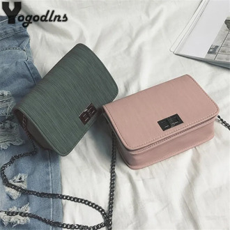 New Arrival Simple Flap Shoulder Bags for Girls Purse Retro PU Leather Women Handbag Lady Lock Crossbody Messenger Bag