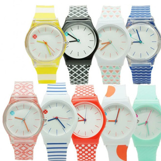 New Arrival Simple Four-Leaf Clover Design Quartz Silicone WristWatch Students Children Women's Analog Kids Watches Relogio