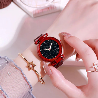 New Arrival Women Watches Starry Sky Luxury Fashion Diamond Ladies Magnet Watches Women's Quartz Wristwatch relogio feminino