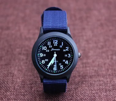 New arrived boy fashion sports nylon watch promotion kids Luminous pointer quartz watch girls casual watch