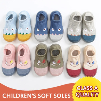 New Baby Boy Girl Toddler Non-slip Indoor Floor Anti-slip Slippers Baby's Outdoor Breathable Cotton Sock Shoes Baby Sock Shoes