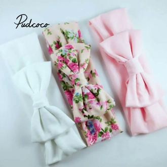 New Baby Boys Solid Bowknot Hairband Cute Soft Head Elastic Headband Bebe Girl Princess Cute Headband Headwear Hair Accessories