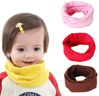 New Baby Clothing Accessories Kids Scarf Autumn Winter Solid Color Baby Scarf Boys Girls Infant Scarves Children's Cotton Scarf
