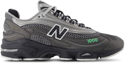 New Balance 1000 Sneakers Dames - Zwart - Maat 40.5 - Leer Black