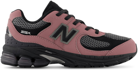 New Balance 2002 Bungee Lace Peuterschoenen - Rood - Maat 34.5 - Leer Red