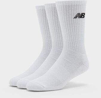 New Balance 3-Pack Everyday Crew Socks, wit - 43 - 46