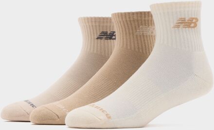 New Balance 3-Pack Everyday Quarter Socks, meerkleurig