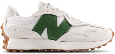 New Balance 327 Sneakers Dames - Beige - Maat 37.5 - Leer, Synthetisch
