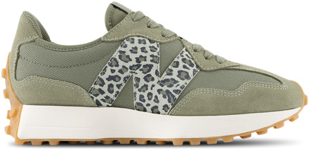 New Balance 327 Sneakers Dames - Groen - Maat 36.5 - Leer, Synthetisch Green