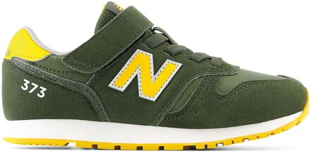 New Balance 373 Hook & Loop Sneakers Junior donker groen - geel - wit - 28
