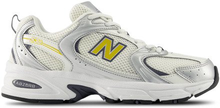New Balance 530 Sneakers Dames - Zilver - Maat 39.5 - Synthetisch, Textil Silver