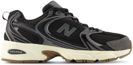 New Balance 530 Sneakers Dames - Zwart - Maat 37.5 - Synthetisch, Textil Black
