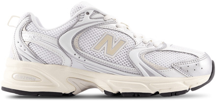 New Balance 530 Sneakers Heren - Zilver - Maat 41.5 - Textil, Synthetisch Silver