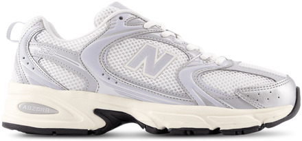 New Balance 530 Sneakers Heren - Zilver - Maat 41.5 - Textil, Synthetisch Silver
