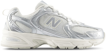 New Balance 530 Sneakers Heren - Zilver - Maat 42.5 - Textil, Synthetisch Silver
