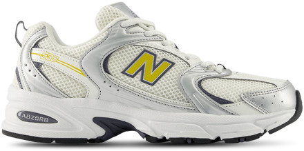 New Balance 530 Sneakers Heren - Zilver - Maat 43 - Textil, Synthetisch Silver