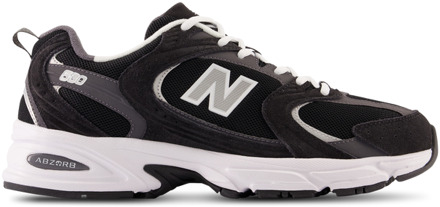 New Balance 530 Sneakers Heren - Zwart - Maat 40.5 - Textil, Synthetisch Black