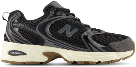 New Balance 530 Sneakers Heren - Zwart - Maat 42.5 - Textil, Synthetisch Black