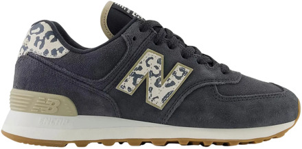 New Balance 574 Sneaker Dames donkergrijs - wit - 35