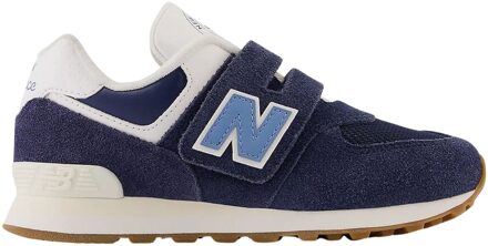 New Balance 574 Sneaker Junior donkerblauw - blauw - wit - 28