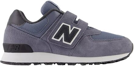 New Balance 574 Sneaker Junior grijs - blauw - zwart - 28
