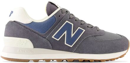 New Balance 574 Sneakers Dames donker grijs - blauw - off white - 37