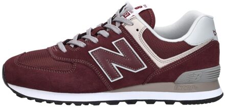 New Balance 574 Sneakers Heren donkerrood - grijs - wit - 43