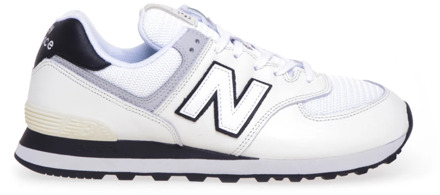 New Balance 574 Sneakers voor Heren New Balance , White , Heren - 40 Eu,41 Eu,42 EU