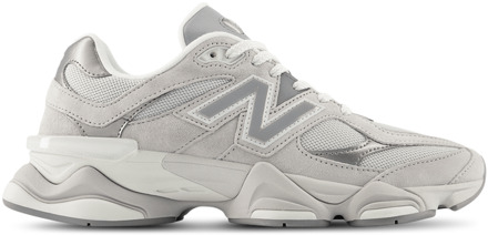 New Balance 9060 Sneakers Dames - Grijs - Maat 36 - Leer Grey