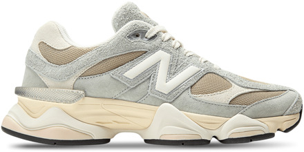 New Balance 9060 Sneakers Dames - Grijs - Maat 37.5 - Leer Grey