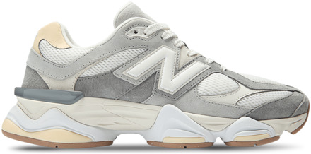 New Balance 9060 Sneakers Dames - Grijs - Maat 40 - Leer Grey