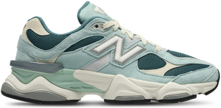 New Balance 9060 Sneakers Dames - Groen - Maat 37.5 - Leer Green