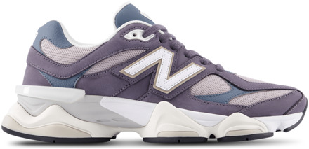 New Balance 9060 Sneakers Heren - Grijs - Maat 46.5 - Leer Grey