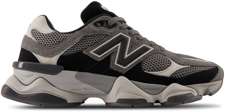 New Balance 9060 Sneakers Heren - Zwart - Maat 41.5 - Leer Black