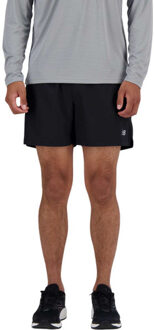 New Balance AC 5'' 2in1 Short Heren zwart
