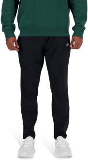 New Balance Ac Tapered Pant Broeken Heren - Zwart - Maat XS - Poly Jersey Black