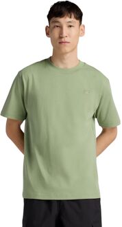 New Balance Athletics Cotton Casual T-shirt Heren 2XL Groen