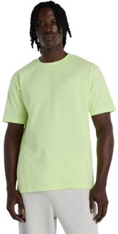 New Balance Athletics Cotton Casual T-shirt Heren M Groen