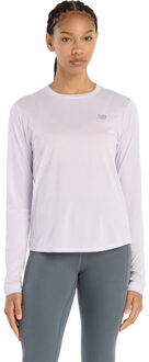 New Balance Athletics Longsleeve T-Shirt Dames paars - XL