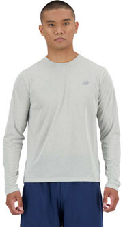 New Balance Athletics Longsleeve T-Shirt Heren grijs - M