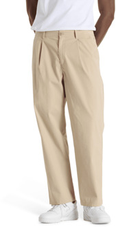 New Balance Athletics Relaxed Trouser Broeken Heren - Beige - Maat XL - Katoen Jersey
