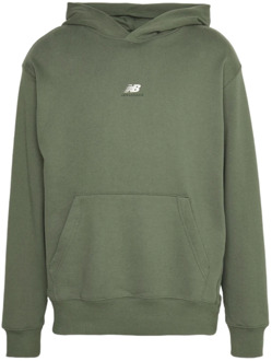 New Balance Athletics Remastered Graphic French Terry Hoodie New Balance , Green , Heren - XL