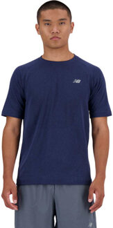 New Balance Athletics Seamless T-Shirt Heren navy - 2XL