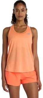 New Balance Athletics Singlet Dames oranje - L
