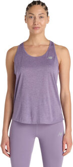 New Balance Athletics Singlet Dames paars - L