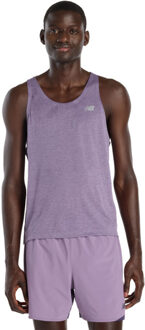New Balance Athletics Singlet Heren paars - M