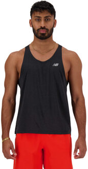 New Balance Athletics Singlet Heren zwart - XL